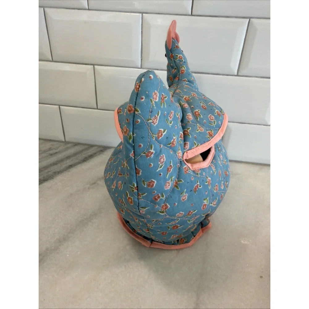 Vintage Avon Quilted Hen Bread Basket Egg Collector Basket GWB001